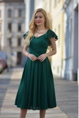 Elegancka Sukienka na Wesele - Zielona