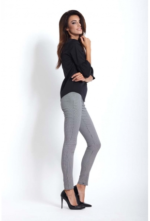 Dopasowane Legginsy w Pepitkę