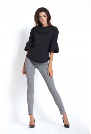 Dopasowane Legginsy w Pepitkę