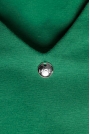 Zielona Bluzka na Ramiączkach z Odkrytymi Plecami