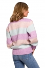 Ciepły Sweter w Bloki Kolorystyczne - Model 1