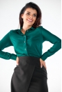 Elegancka Koszula o Klasycznym Kroju - Zielona