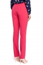 Eleganckie Spodnie Cygaretki - Różowe