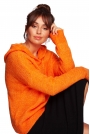 Sweter z Kapturem - Jasnopomarańczowy