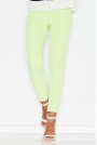 Zielone Kobiece Klasyczne Spodnie na Gumie