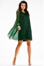 Zielona Efektowna Sukienka na Wszystkie Okazje